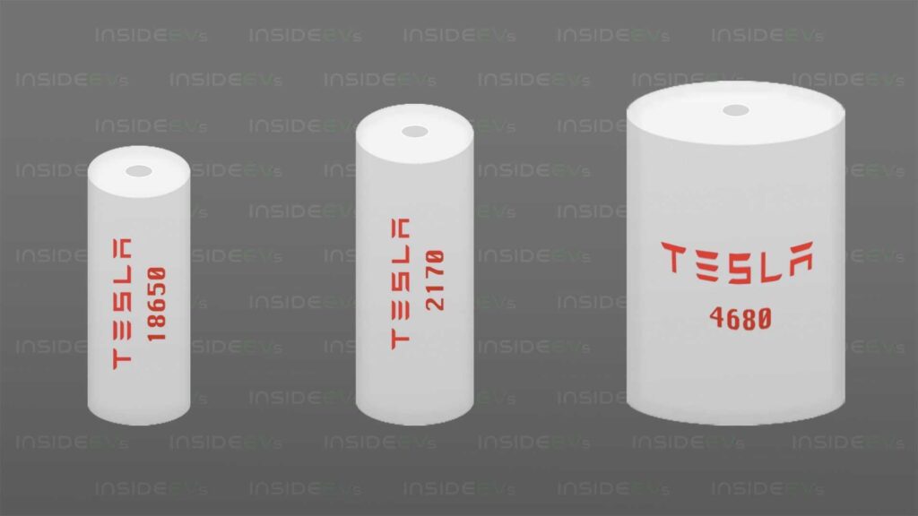 Cells pin lưu trữ năng lượng mặt trời Tesla 18650, 2170 và 4680