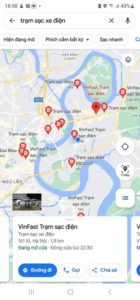 Google Map cập nhật tính năng tìm trạm sạc nhanh cho xe điện ở Nha Trang Khánh Hòa.