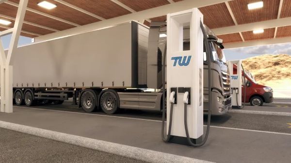 TeraWatt công bố trạm sạc đầu tiên cho xe tải điện