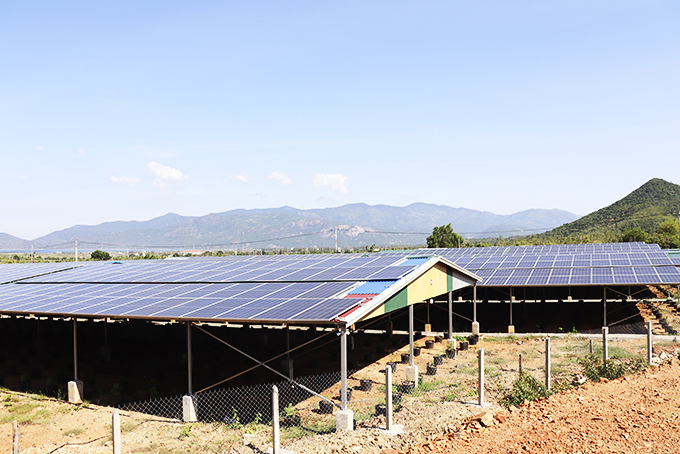 Trang trại kết hợp điện mặt trời mái nhà: Góp phần cung cấp điện cho địa phương
