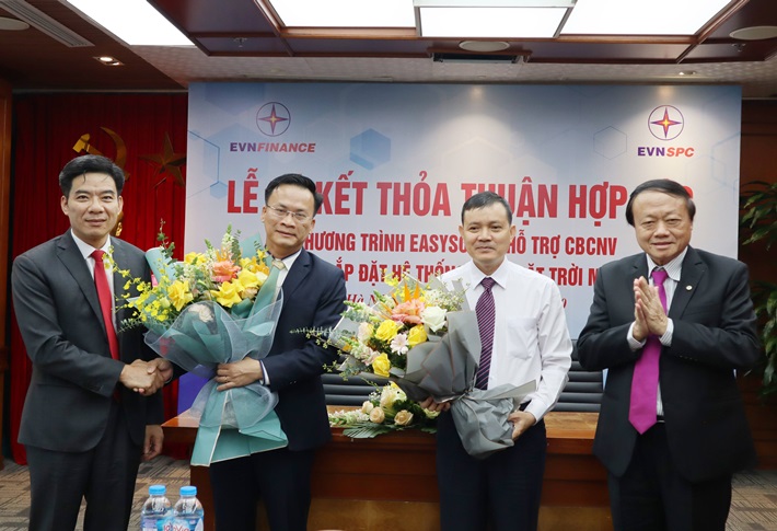 CBCNV của EVNSPC được tiếp cận gói vay ưu đãi lắp điện mặt trời mái nhà