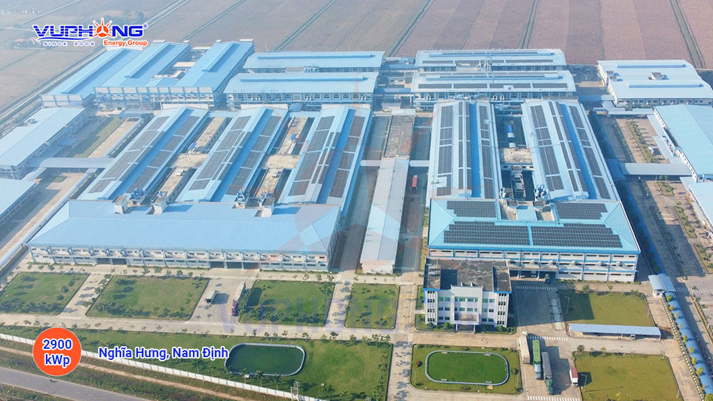 Vũ Phong Energy Group bàn giao dự án điện mặt trời 2.900 kWp tại Nam Định